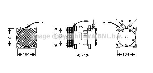 AVA QUALITY COOLING Kompressor,kliimaseade UVK083